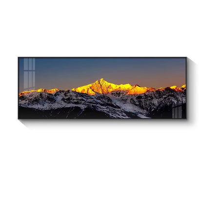 Framed Mountain Landscape Artwork Homeandso