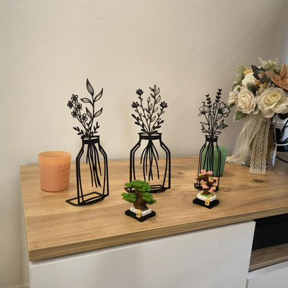 Home Décor Metal Floral Vase Holder Homeandso