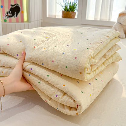 Decorative Floral Patterned All-Season Quilt Homeandso