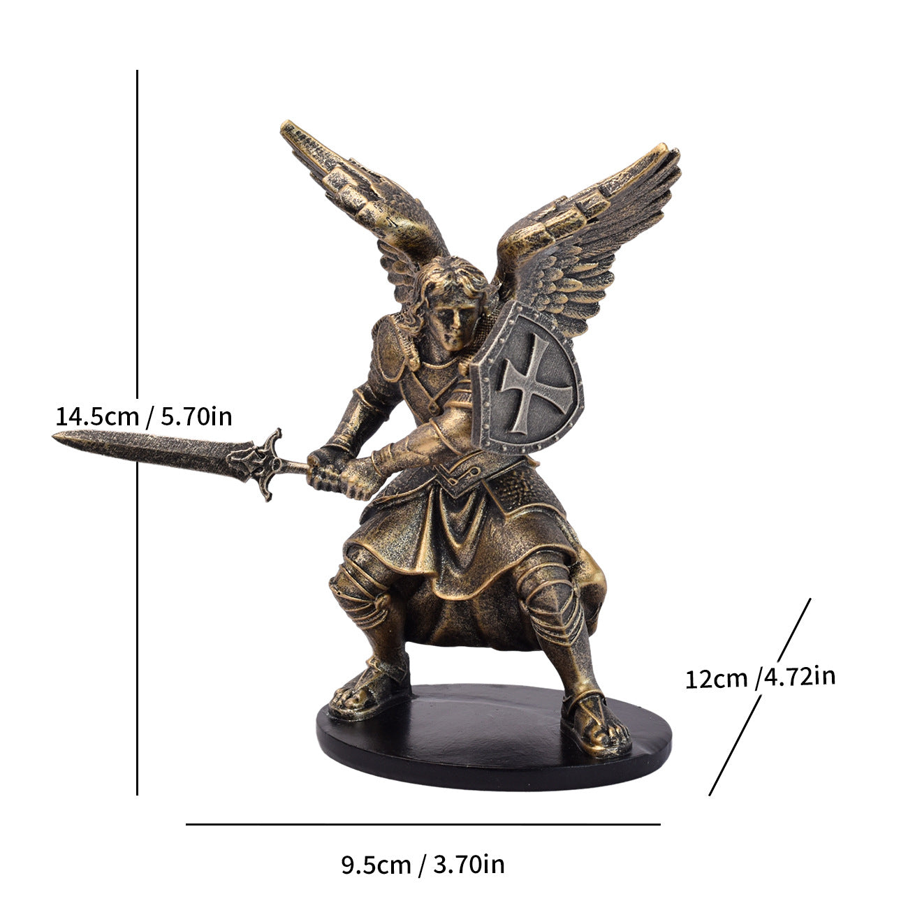 Decorative Roman Warrior Statue Homeandso