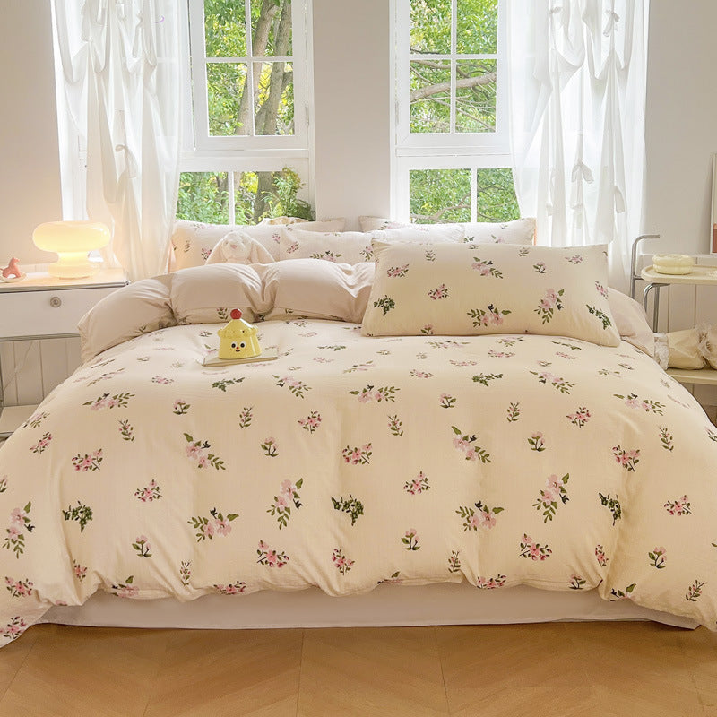 Playful Cartoon Animal-Themed Bedding Set Homeandso
