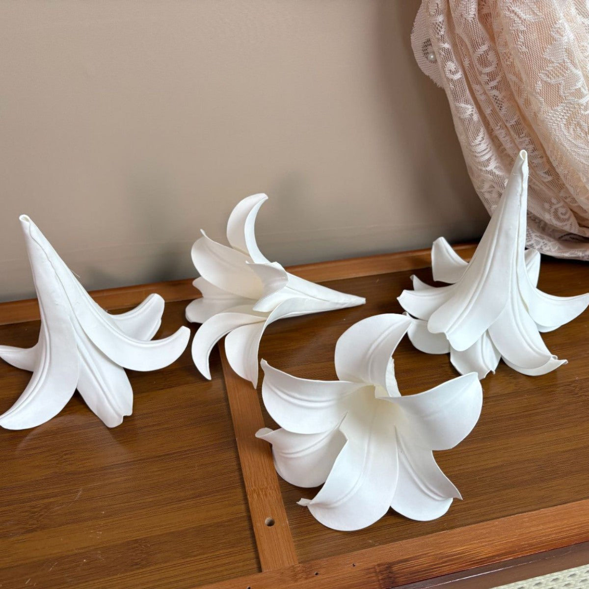 Sophisticated Faux Orchid Bloom for Home Decor