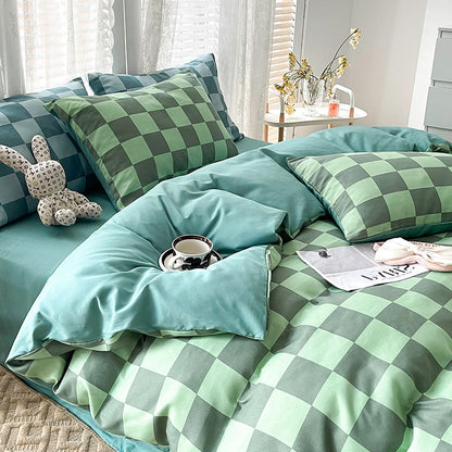 Premium Plaid Bedding Set