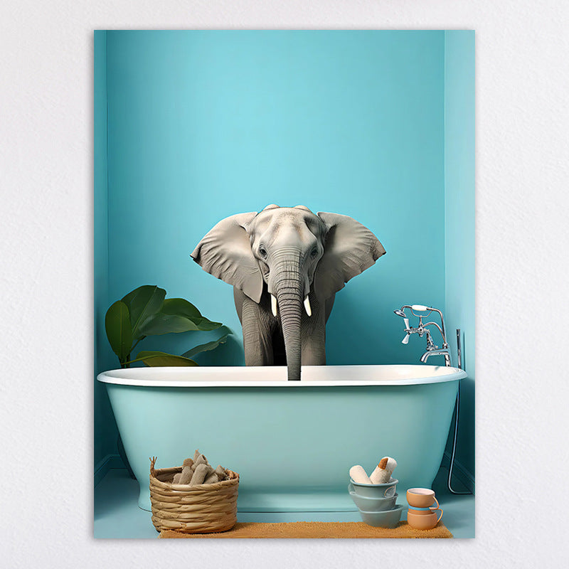 Humorous Animal-Themed Wall Art Print Homeandso