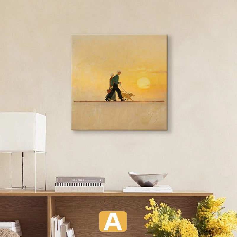 Framed Inspirational Sunset Artwork Homeandso