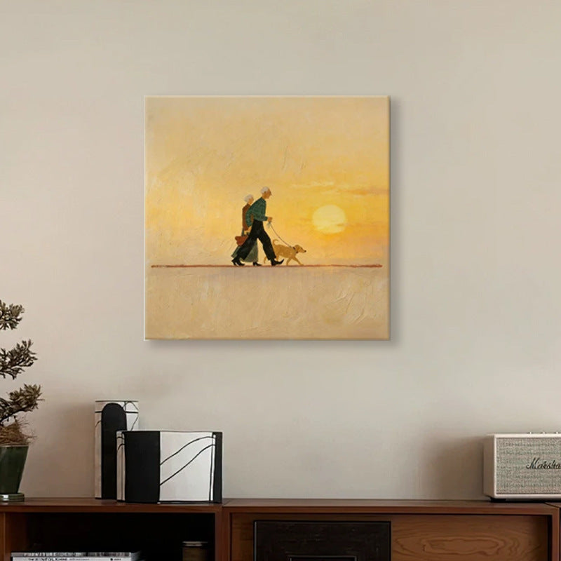Framed Inspirational Sunset Artwork Homeandso