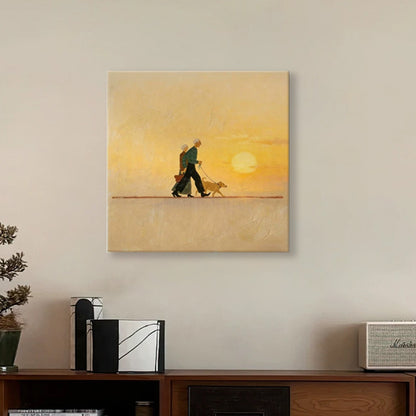 Framed Inspirational Sunset Artwork Homeandso