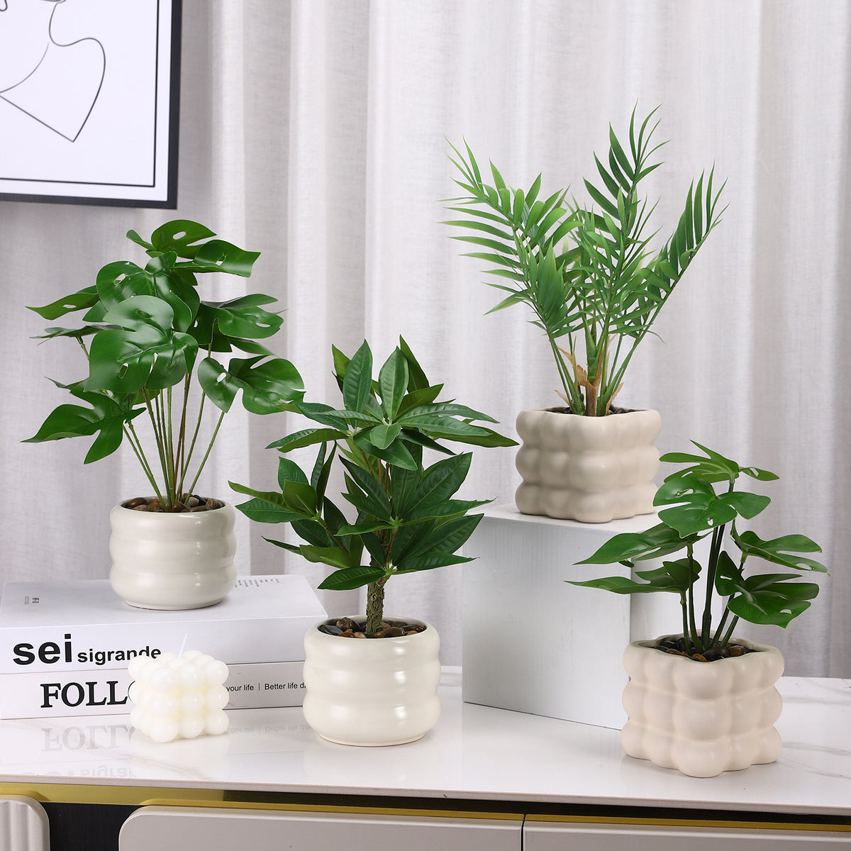 Decorative Potted Plant Arrangement Homeandso