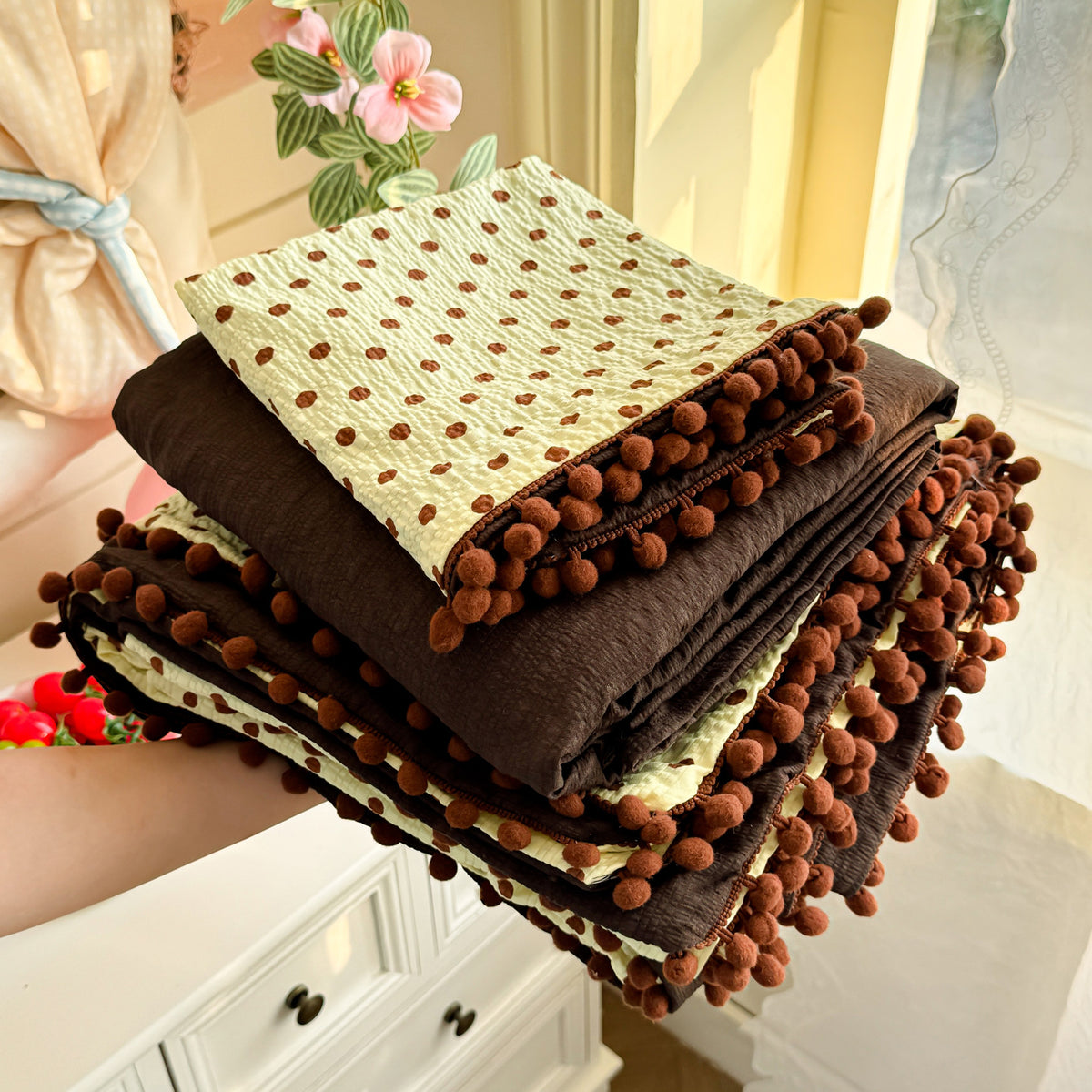 Playful Polka Dot Duvet Cover Set Homeandso
