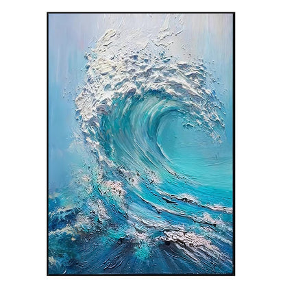 Abstract Wave Canvas Artwork Homeandso