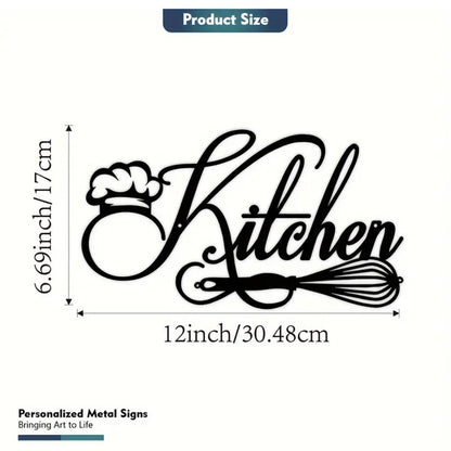 Metal Kitchen Wall Sign Homeandso