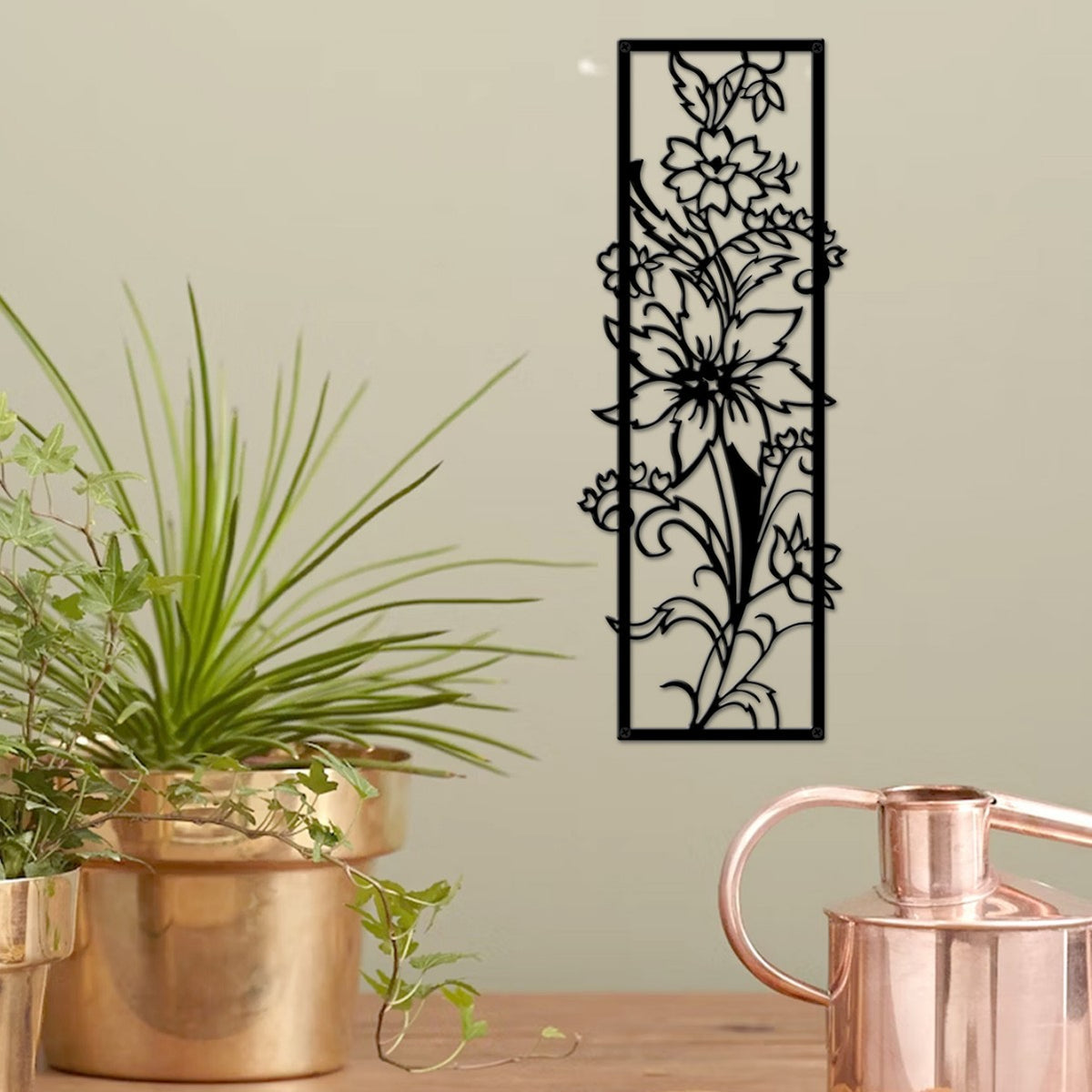 Decorative Floral Scroll Wall Art Homeandso