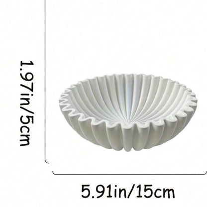 Decorative Fluted Ceramic Bowl Homeandso