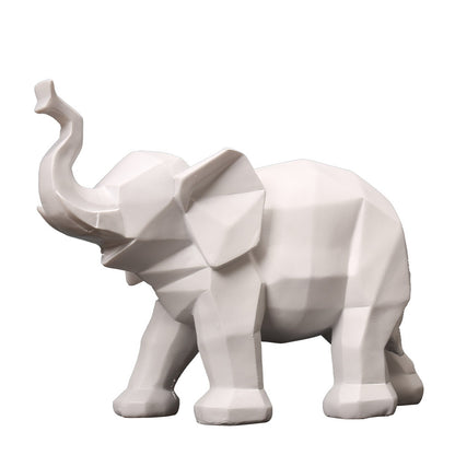 Geometric Elephant Decorative Sculpture Homeandso