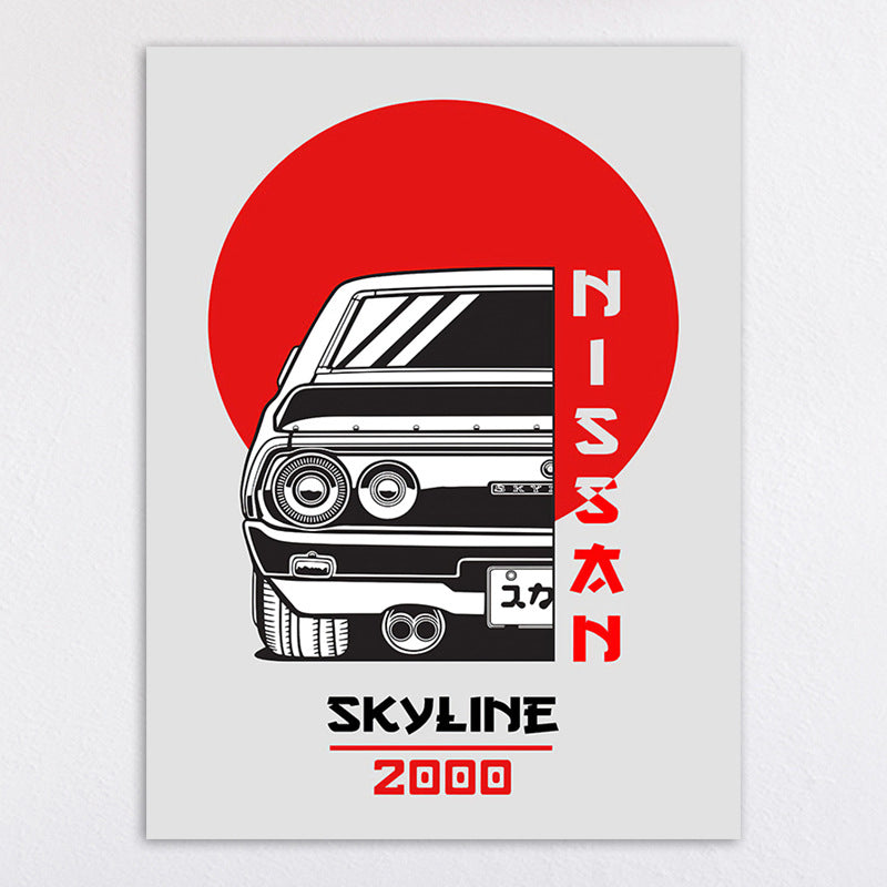 Automotive Art Print Homeandso