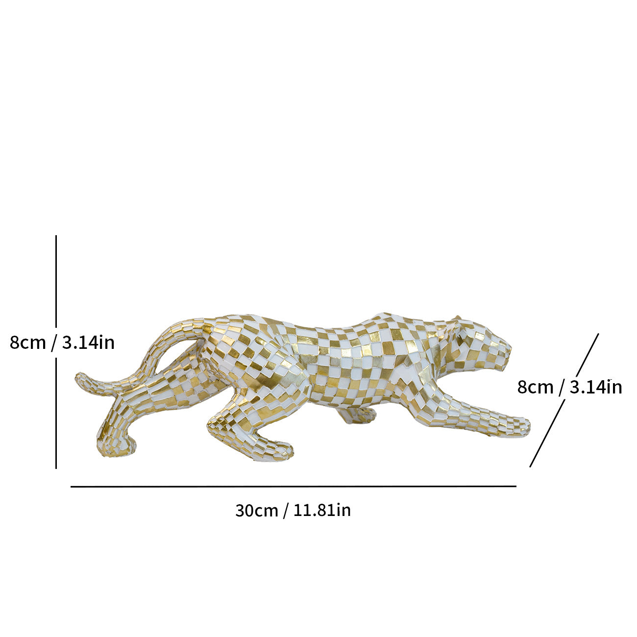 Mosaic French Bulldog Figurine Homeandso