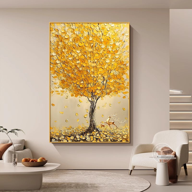 Modern Abstract Tree Canvas Artwork Homeandso