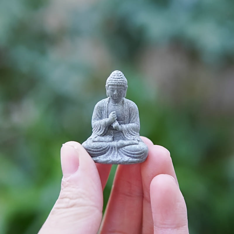 Stone Buddha Figurine Homeandso