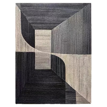 Abstract Geometric Area Rug Homeandso