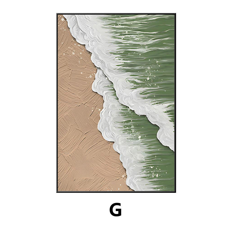 Coastal Beach Landscape Framed Wall Art Homeandso