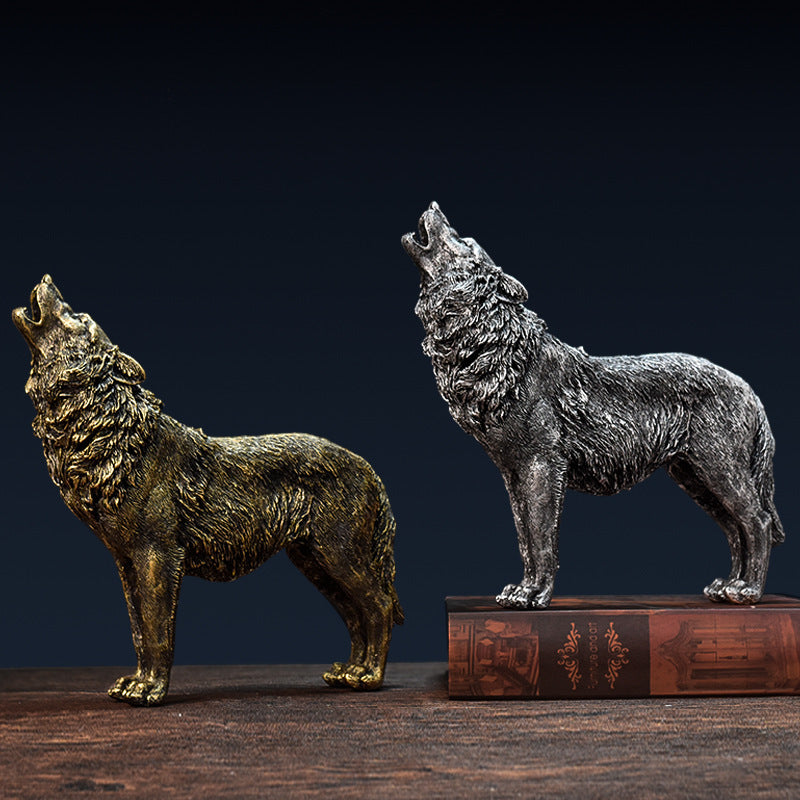 Decorative Wolf Sculpture Homeandso