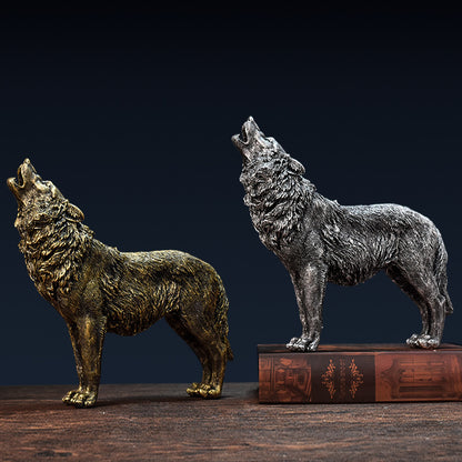 Decorative Wolf Sculpture Homeandso
