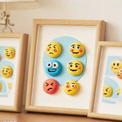 Decorative Emoji Art Piece