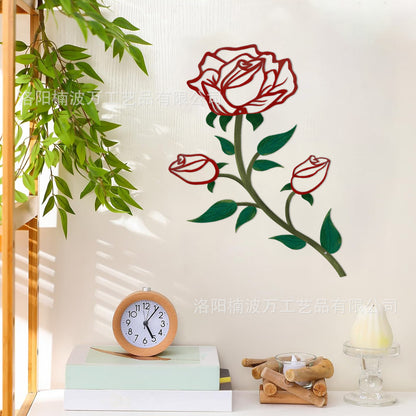 Floral Metal Wall Decoration Homeandso