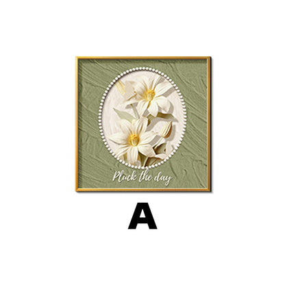 Framed Inspirational Floral Wall Art Homeandso