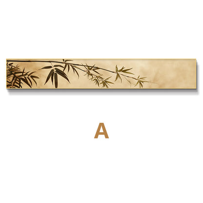 Bamboo-Inspired Horizontal Wall Art Homeandso