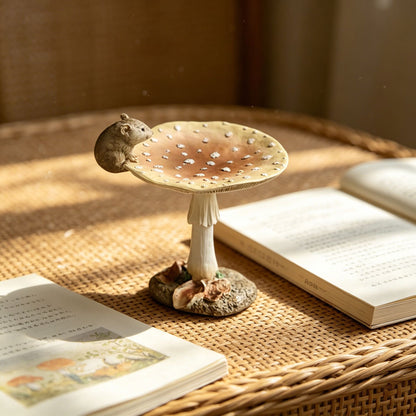 Decorative Mushroom Figurine Homeandso