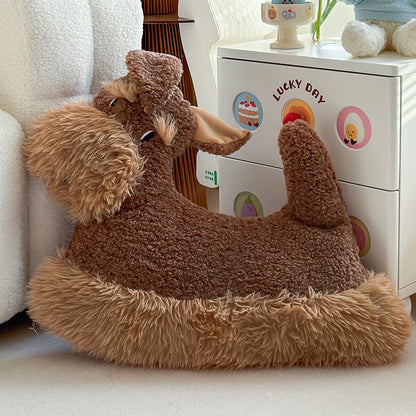 Animal-Themed Plush Decorative Cushion