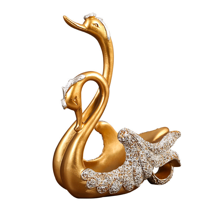 Elegant Swan Wine Bottle Holder Homeandso