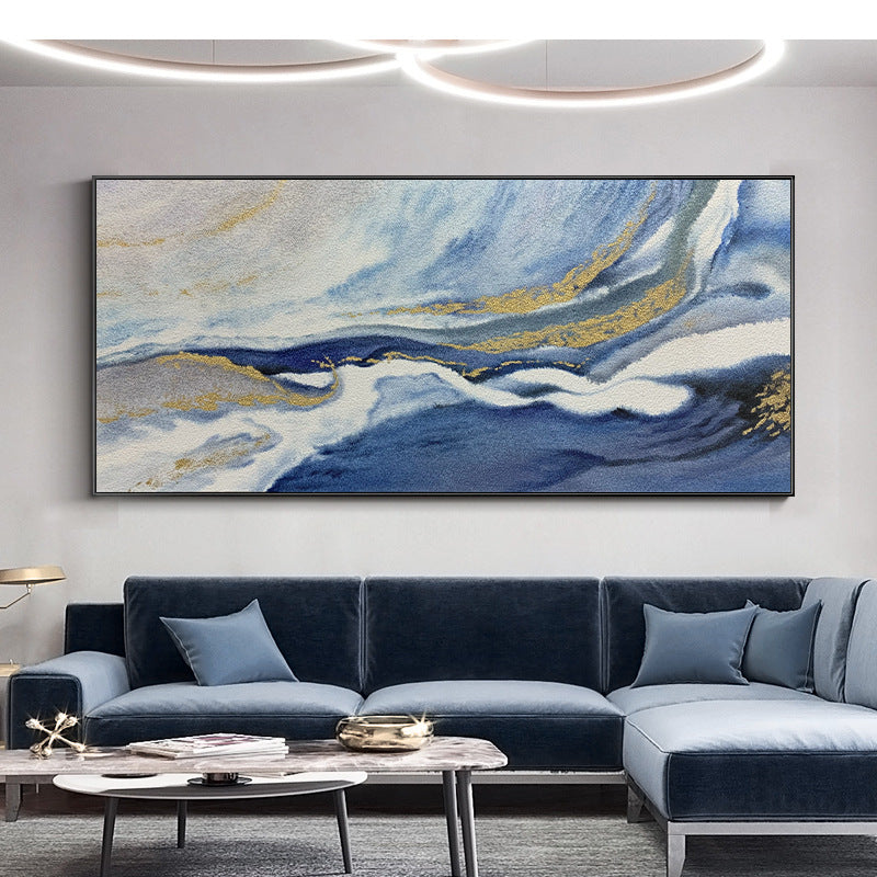 Abstract Ocean Wave Canvas Art Print Homeandso
