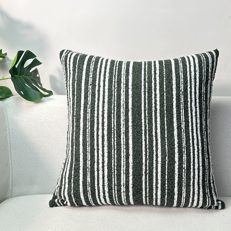 Textured Striped Accent Pillow