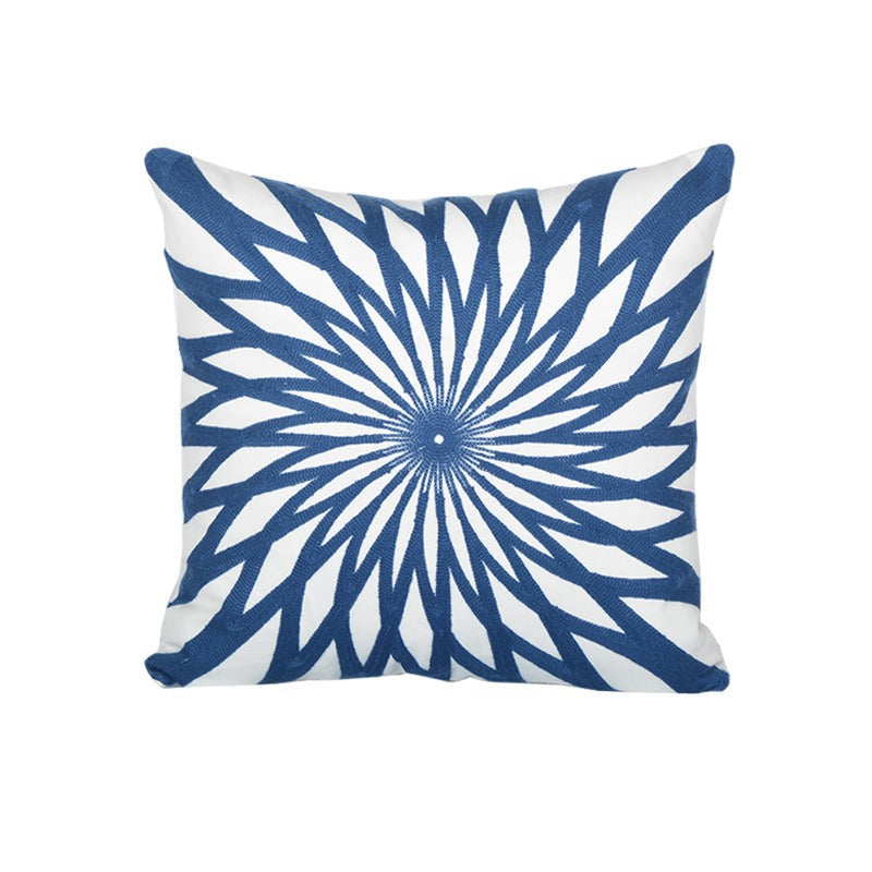 Geometric Patterned Throw Pillow