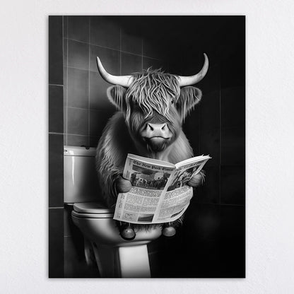 Humorous Animal-Themed Wall Art Print Homeandso