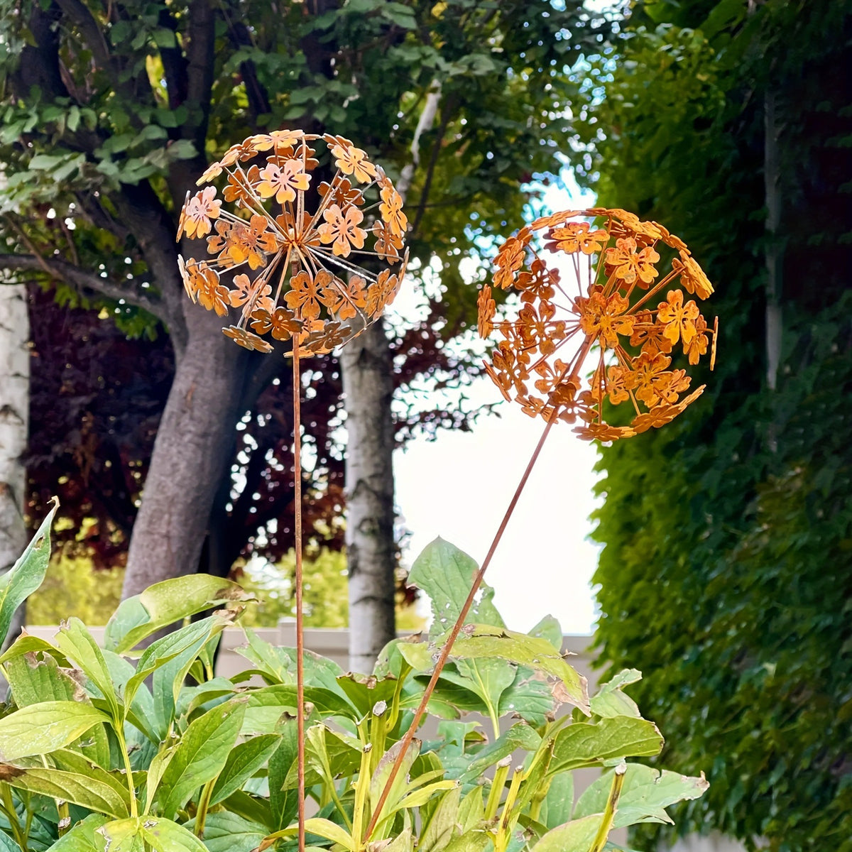 Decorative Garden Flower Stake Homeandso
