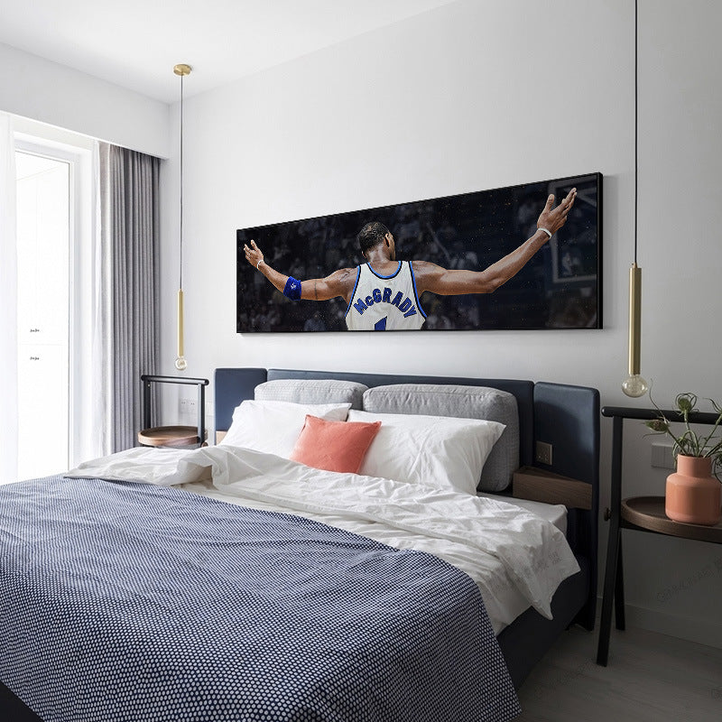 Men's Stylish Basketball Action Wall Art Print Homeandso