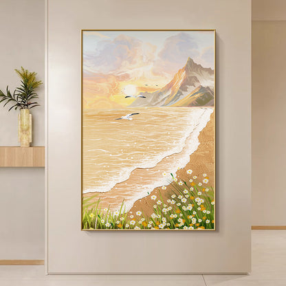 Framed Floral Canvas Artwork Homeandso
