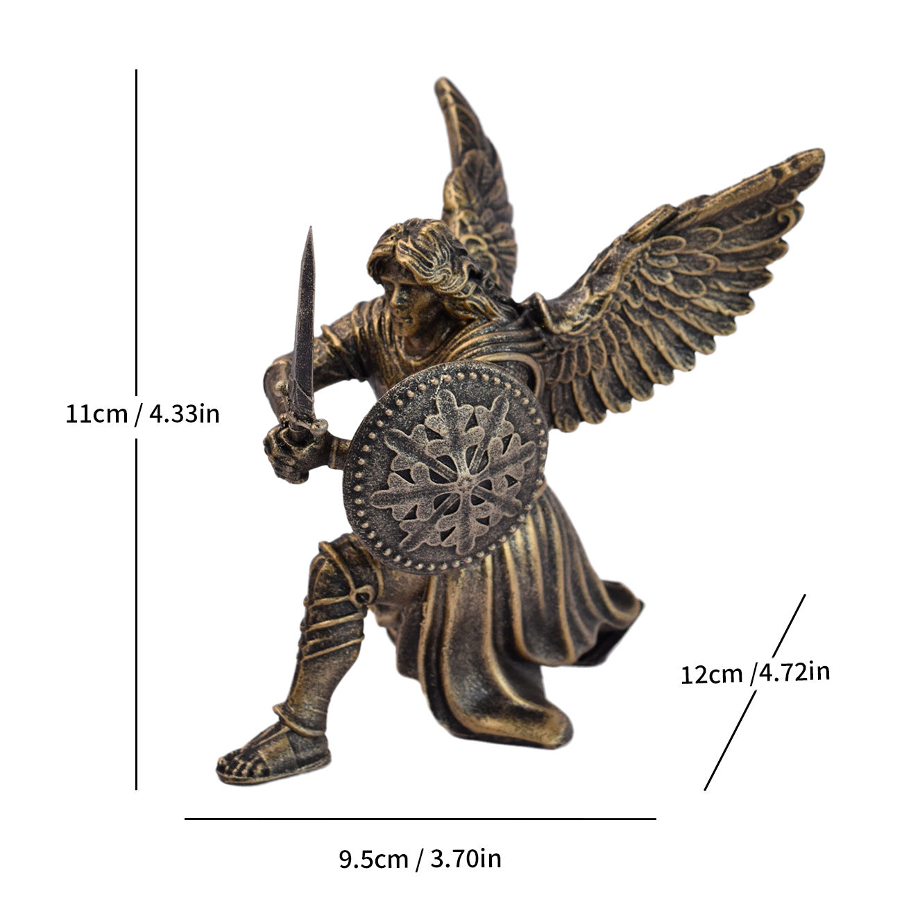 Decorative Roman Warrior Statue Homeandso