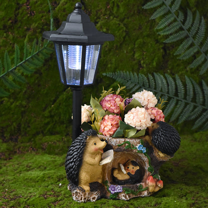 Decorative Garden Dog Lamp Homeandso