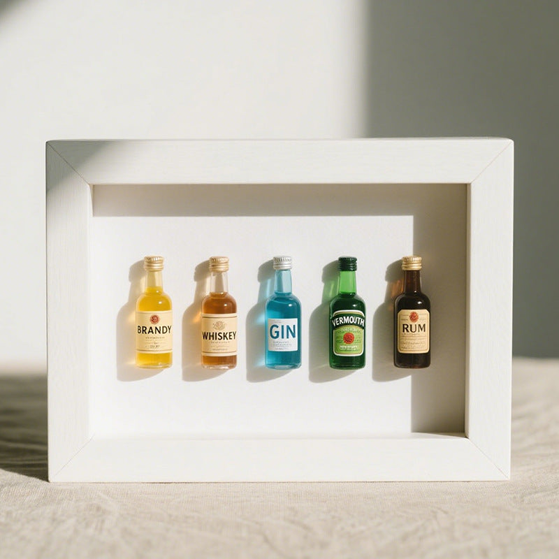 Miniature Alcohol Bottles Display
