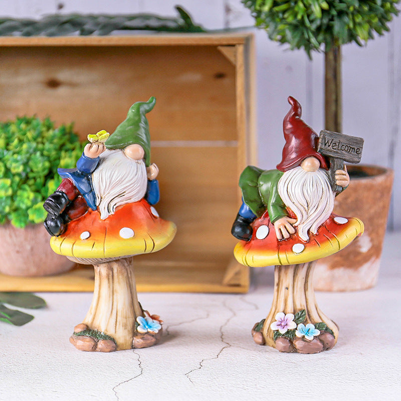 Whimsical Gnome Garden Statue Homeandso