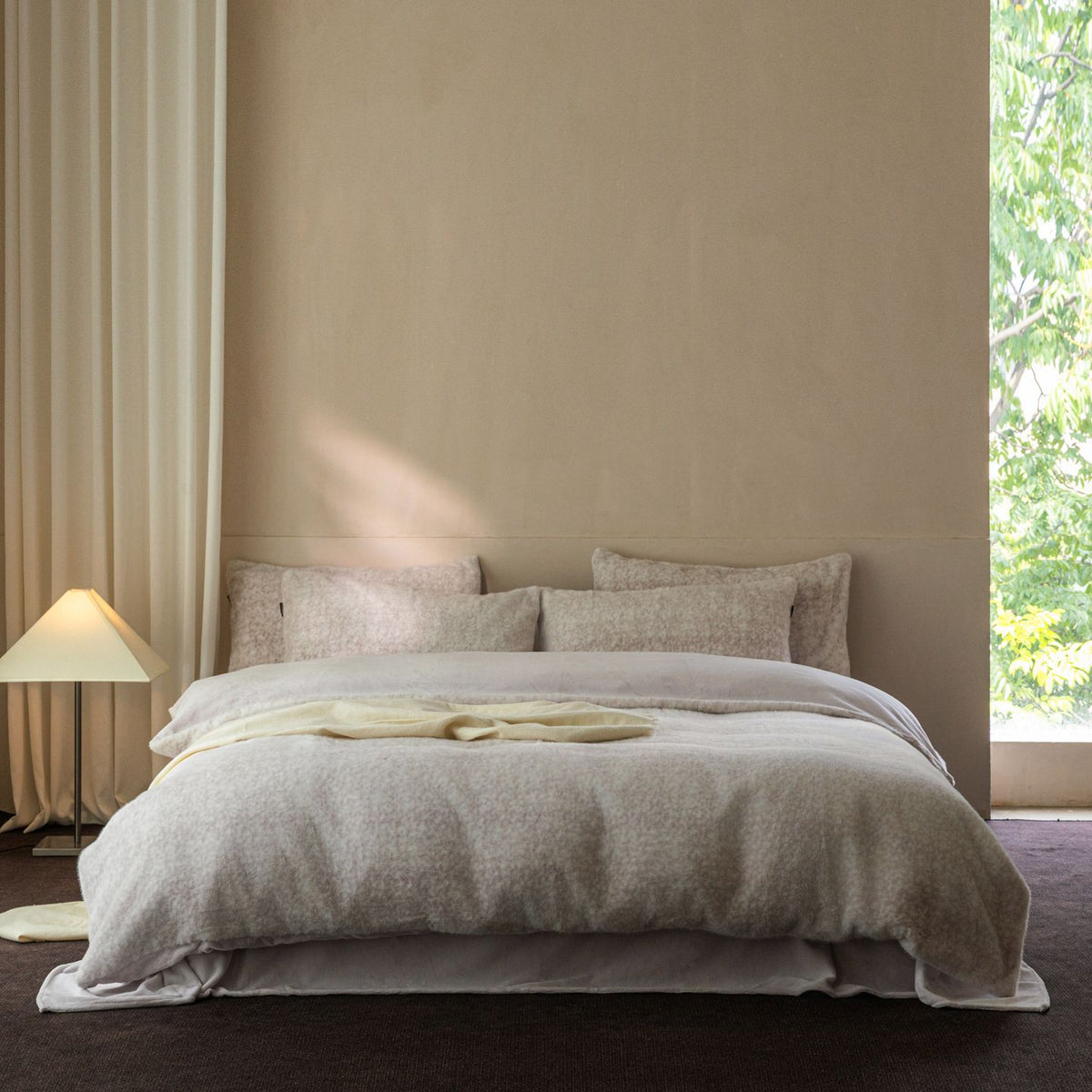 Decorative Premium Linen Bedding Set Homeandso