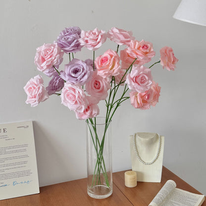 Luxurious Faux Rose Floral Stem