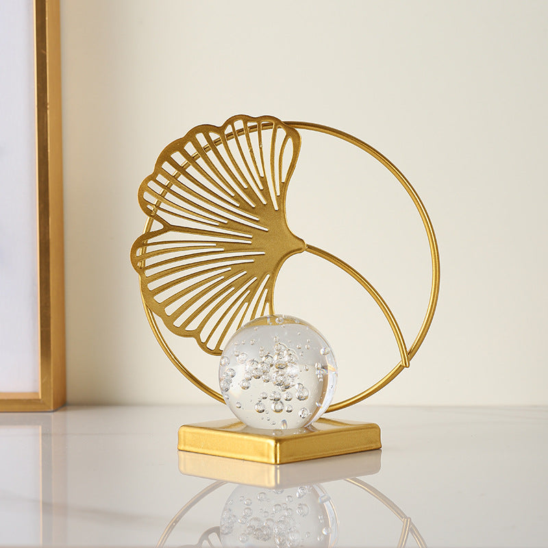 Decorative Ginkgo Leaf Sculpture Homeandso