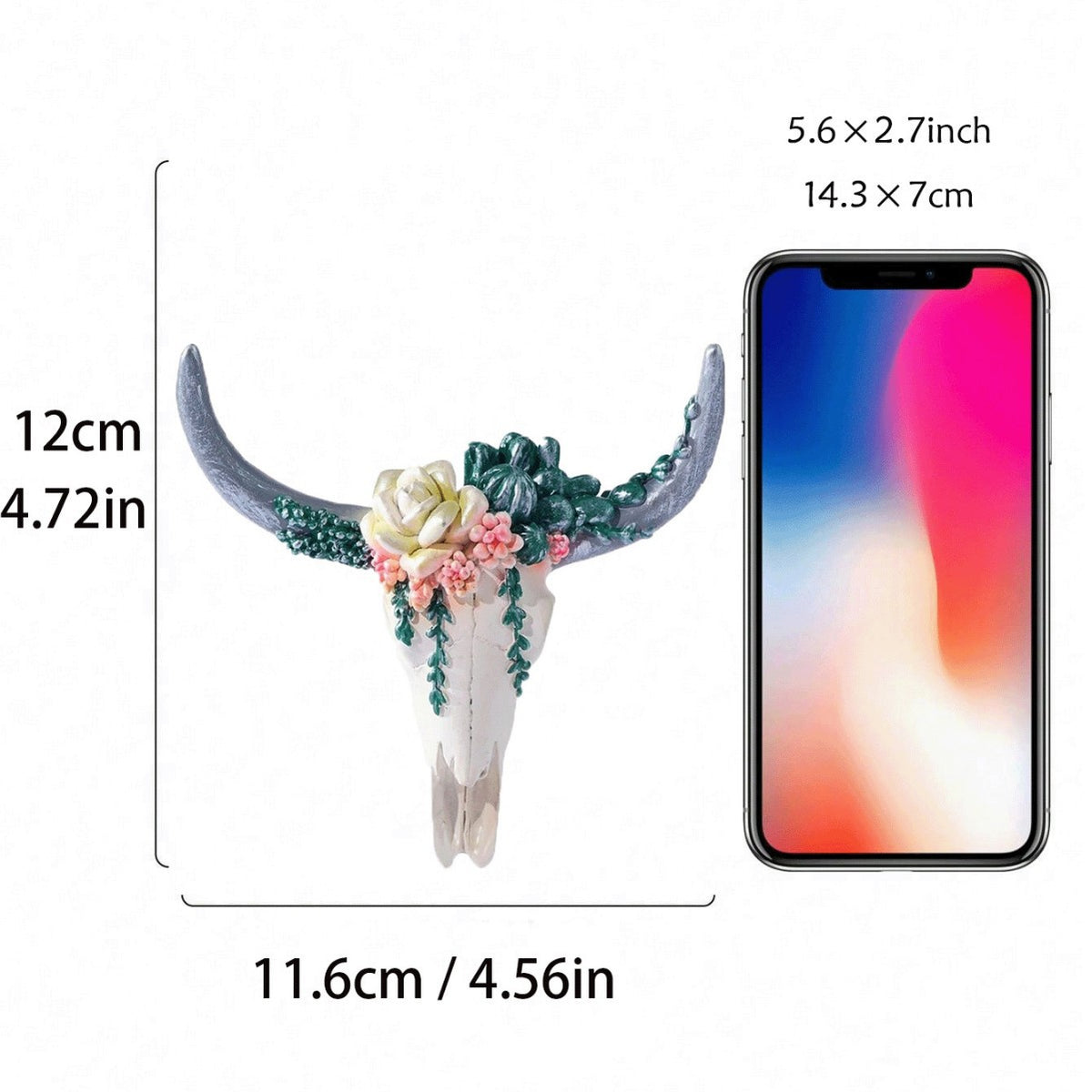 Floral Skull Wall Decor Homeandso