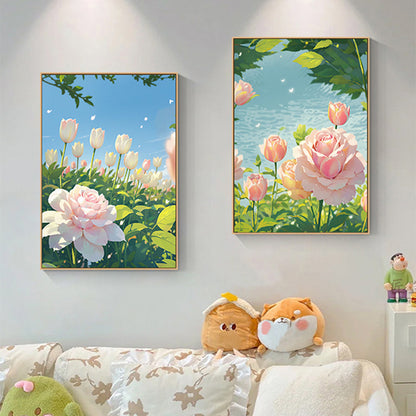 Floral Botanical Print Wall Art Homeandso