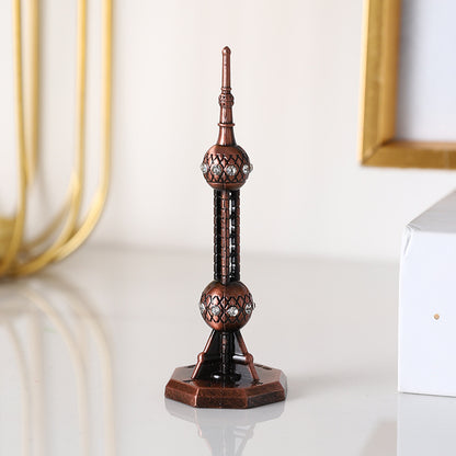 Decorative Miniature Tower Sculpture Homeandso
